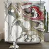 Marble Bathroom Curtain Abstract Modern Luxury Shower Curtain Waterproof Fabric Shower Curtain Bath Curtains With Hooks180x200