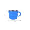 Lilpang Tear Zero The Ball Dishwashable Stainless Steel Cup LF7097, Monaco Blue, 1 Piece