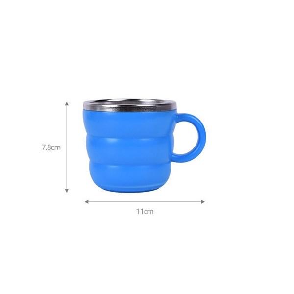 Lilpang Tear Zero The Ball Dishwashable Stainless Steel Cup LF7097, Monaco Blue, 1 Piece