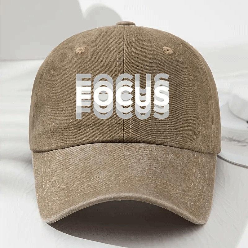 Printed Pattern Washed Baseball Cap Latest Cotton Adjustable Classic Style Sportss Duckbill Hat For For Men And Women Sun Hat Focus Illusion With