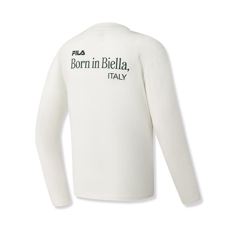 New FILA Tennis T Shirts Men's Heron White WT A11M533201F-WT