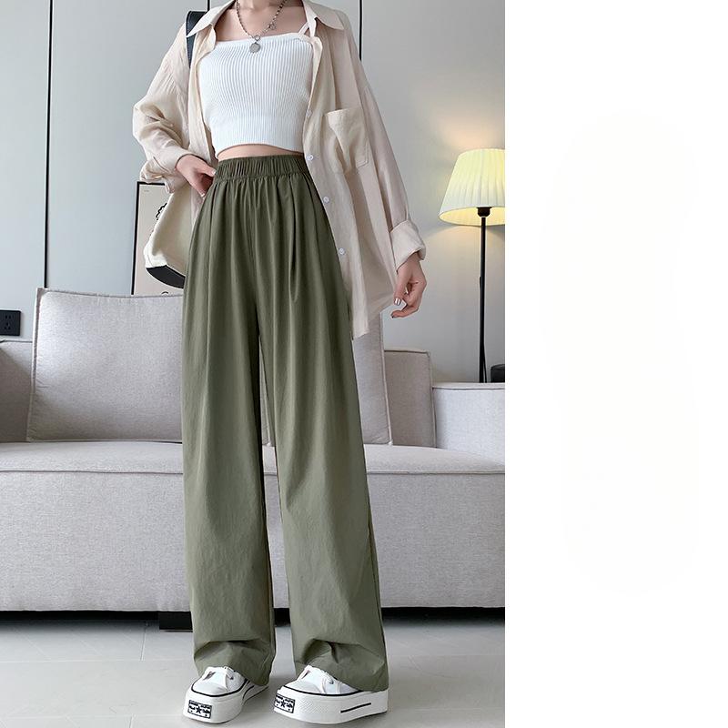 

Широкие брюки для женщин, летние, тонкие, новые, плиссированные, ленивые, повседневные брюки, тонкие брюки в пол, брюки Yamamoto для женщин XL