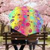 1PC Spiral Patterns Umbrella-8-Rib Reinforced Portable Folding Travel Suitable for All Seasons Outdoor Daily Use Is an Ideal Choice -F357
