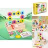 Wooden Gear Puzzle Toy For Kids Educational Learning And Color Recognition