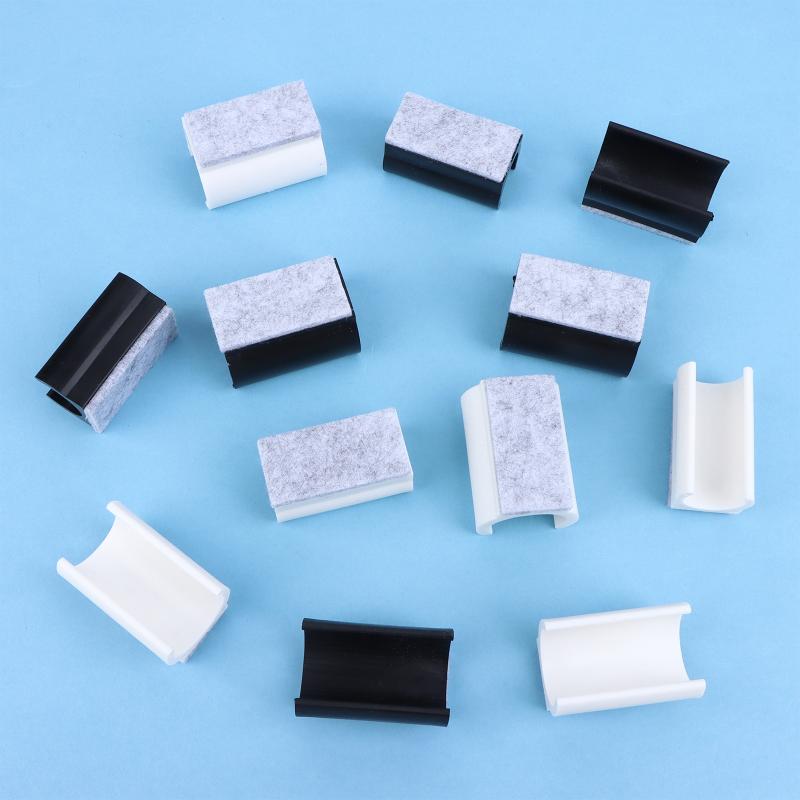 Chair Leg Pads 10Pcs U Shaped Non Slip 19mm 22mm 25mm Noise Reduction Caps for Wooden Floor Protection