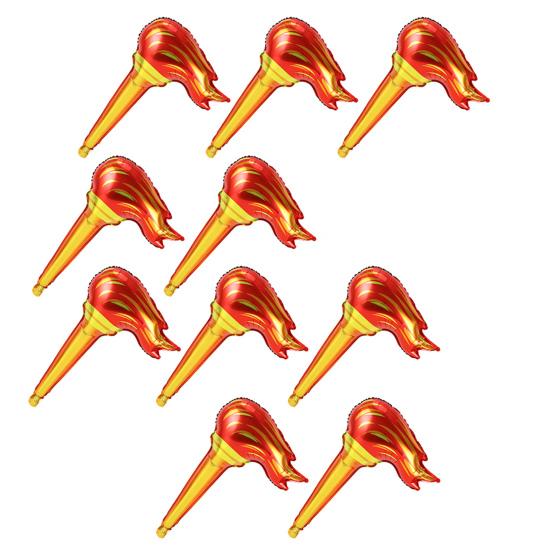 10/20/30 Pcs Inflatable Torch Bulk Fake Torch Decorations Sports Games Prop Flameless Balloon Stick for Party Sports Competitions Events Supplies