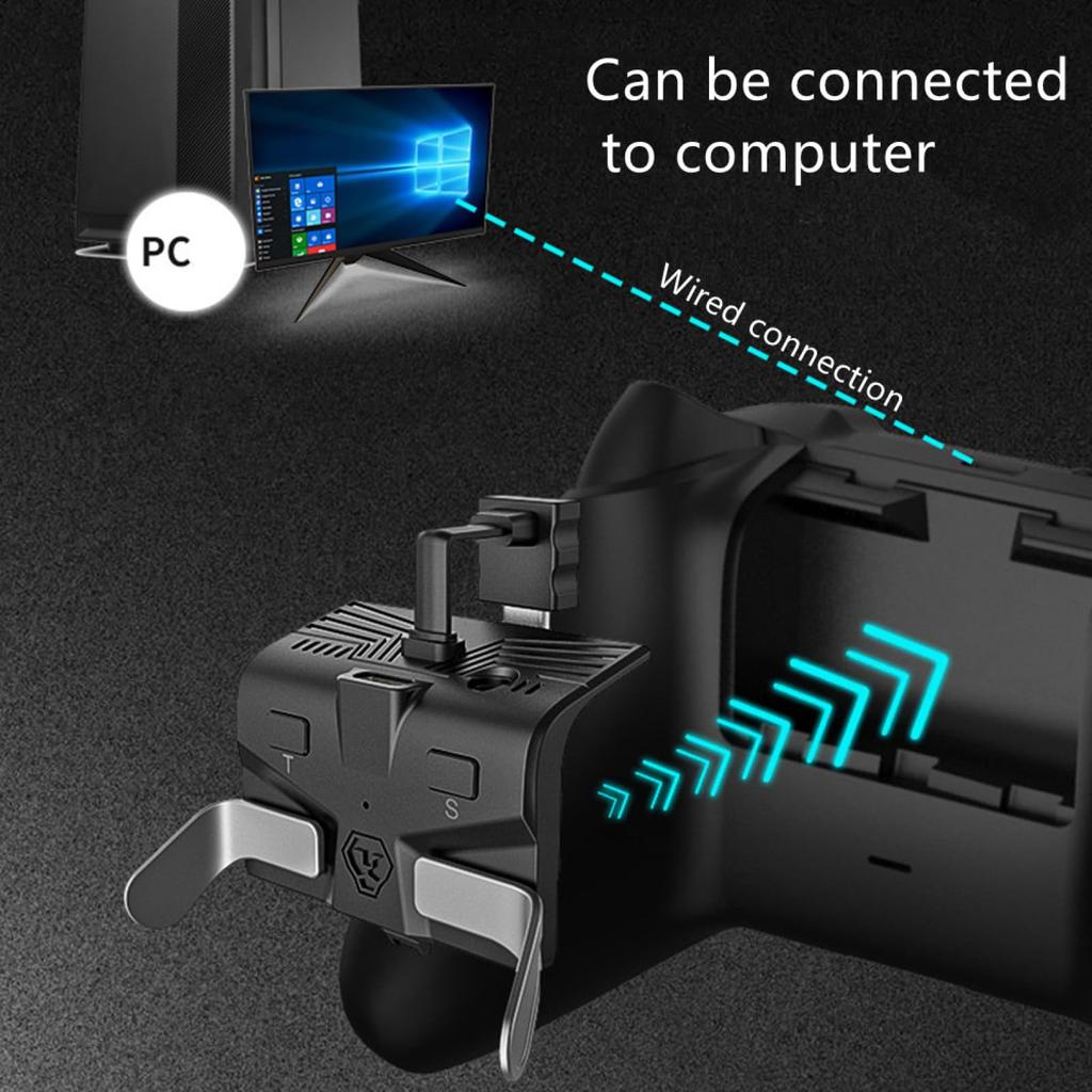 Controller Handle Back Attachment with Headphone Jack for Xbox Series Plug-and-Play 3.5mm X/S