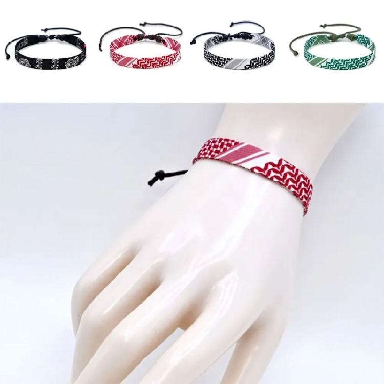 Unisex Handcrafted Bracelets Fashionable Arabian Braided Bracelet Set Elegant Handwoven Hand Rope Adornment
