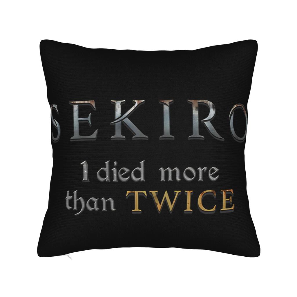 Sekiro Shadows Die Twice Japanese Pillow Cover Funny Pillow Case For Sofa Couch Bed Living Room Comfy Cushion Cover Birthday
