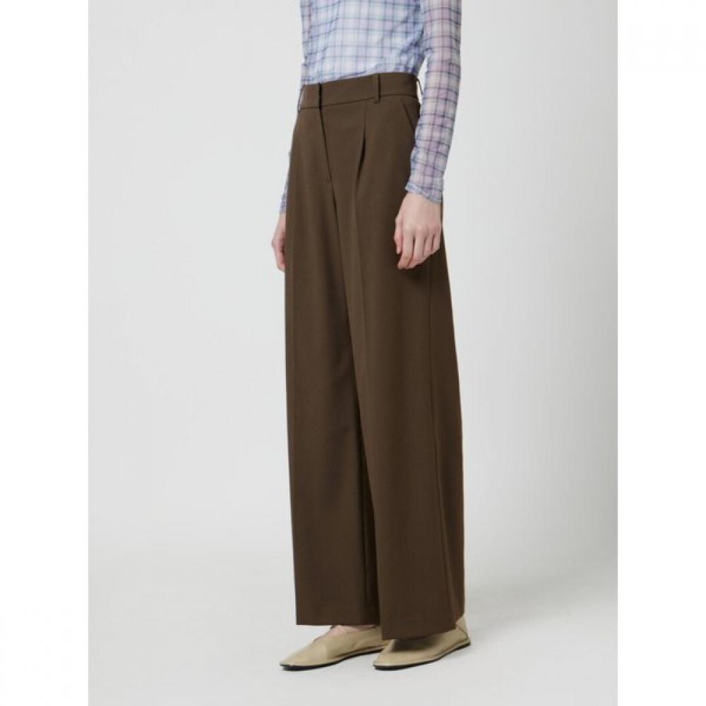 Cc Collect Wool Blend Wide Pants One Tuck  C253msa001c 