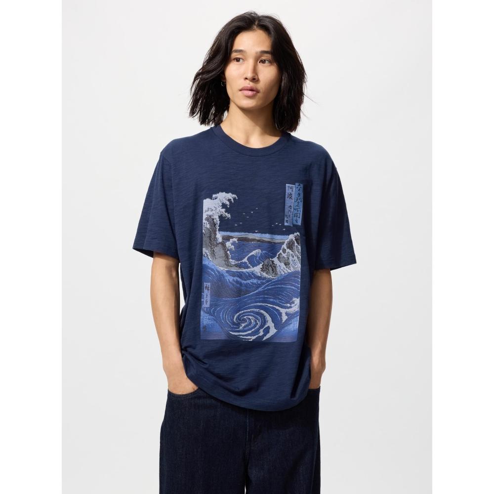 Uniqlo Japan Ukiyo E bluE Ut