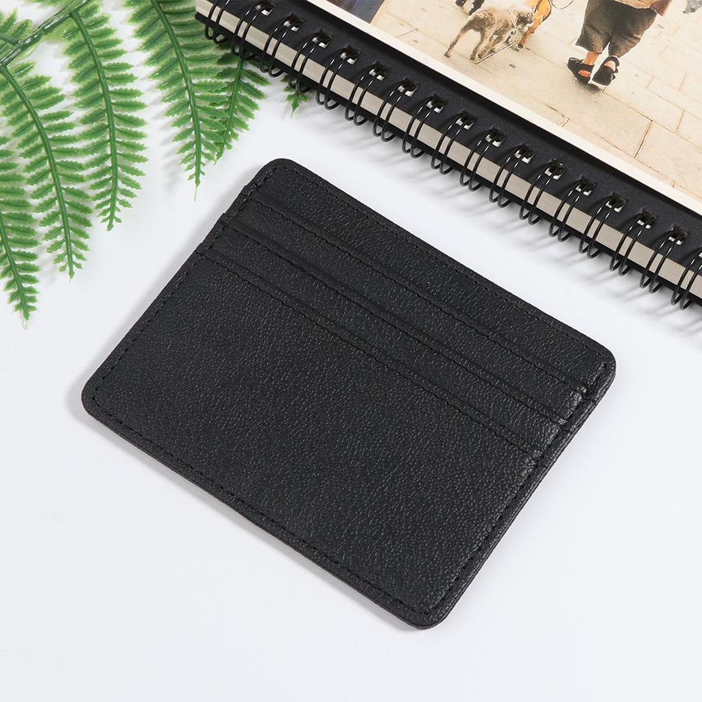 Card Holder Wallet RFID Blocking Business Credit Cards Holders Money for Case PU Leather Purse for Women Men