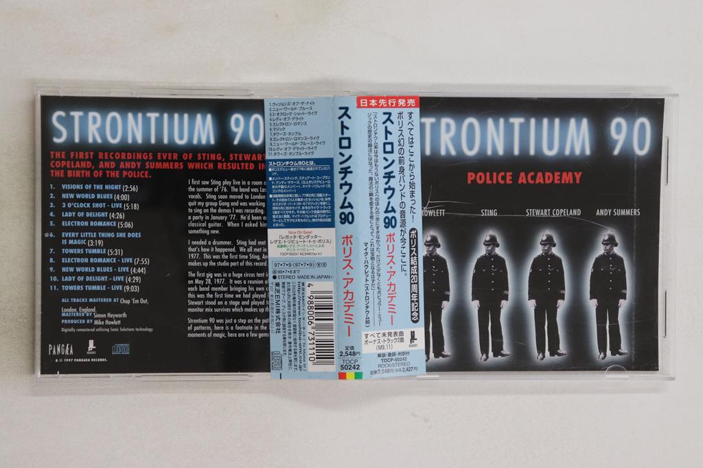 CD STRONTIUM 90 - Police Academy TOCP50242 PANG?A 1997 Japan Obi Rock Used