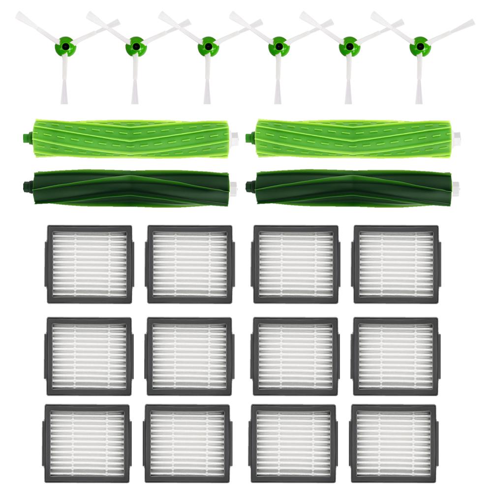 For iRobot Roomba E1 E6 E7 i1 i1+ i1 i1+ i6 i6+ i7 i7+ i8 i8+ Vacuum Cleaner Hepa Filter Main Side Brush Accessories Replacement