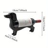 Personalized Creative Decoration Sausage Dog Red Wine Bottle Holder Adds Fun To Your Home Bar