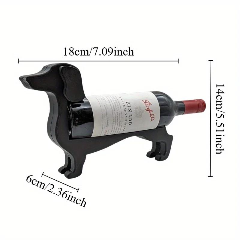 Personalized Creative Decoration Sausage Dog Red Wine Bottle Holder Adds Fun To Your Home Bar