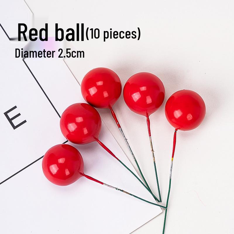 100pcs Cake Toppers: Gold, Silver, and Colorful Balls for Birthday Party Decorations