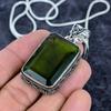 Peridot Gemstone Handmade 925 Sterling Silver Jewelry Pendant 2.05" M-3228