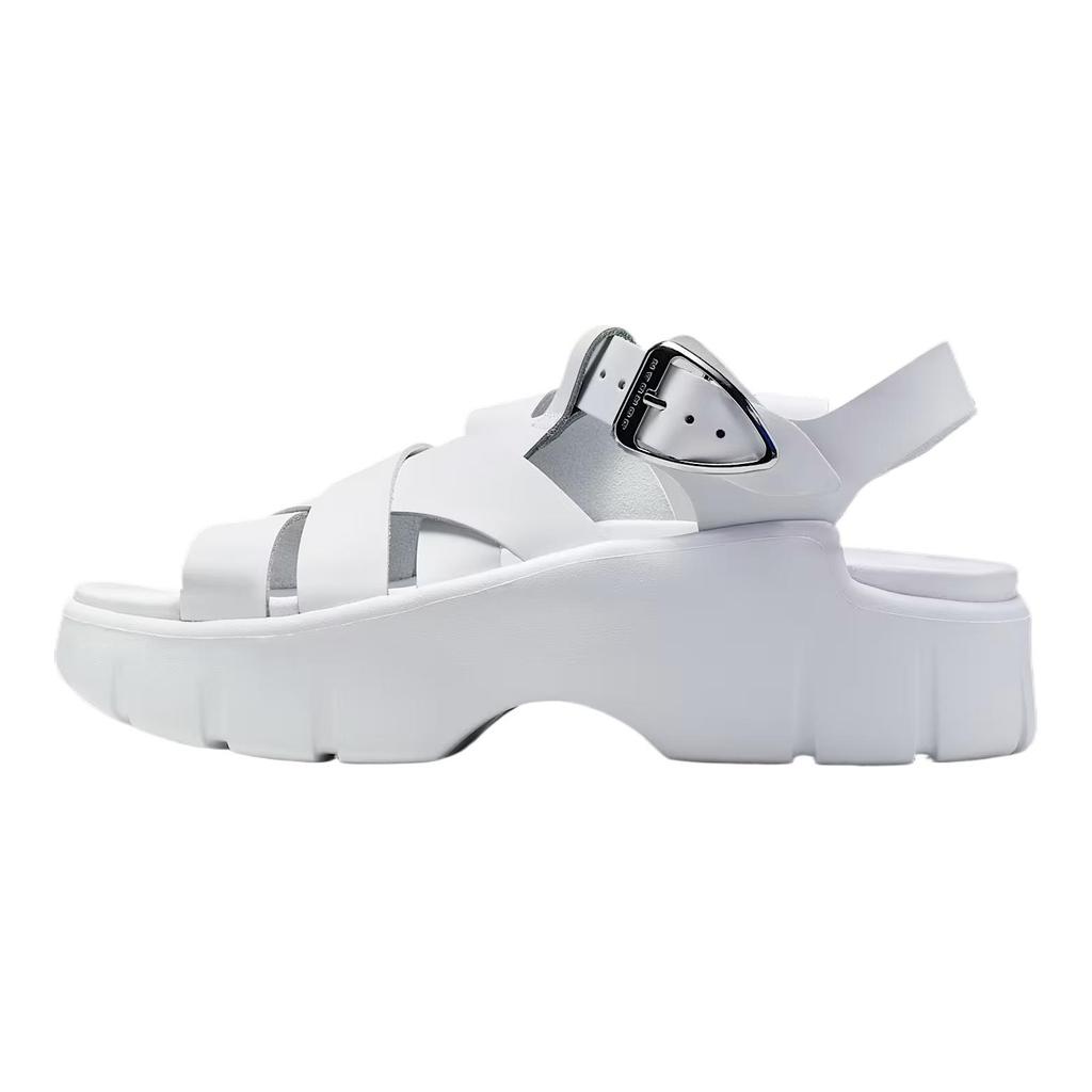 Jordan Beach Sandals Women's White/Metal Silver IB8841-100