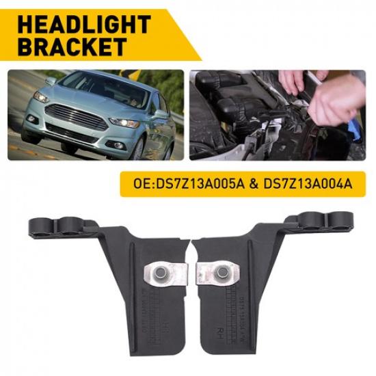 

2X Left & Right Lamp Headlight Mount Bracket For 2014-2016 Ford Fusion Energi Se