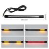 LED Motorcycle Turn Signal Light & DRL Amber Red Moto Flasher Ring Fork Strip Lamp Flashing Blinker Universal
