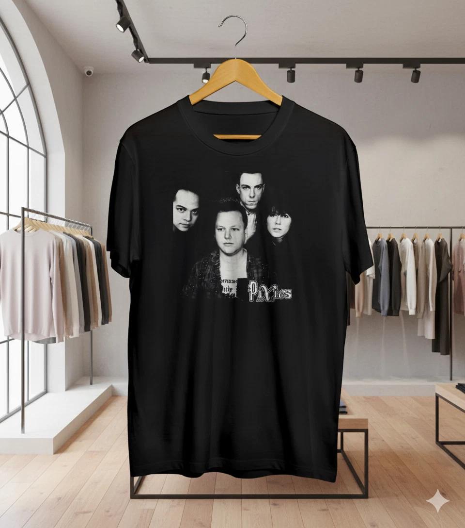 Unisex Adult Casual Music Pixies Band Photo Graphic T-Shirt Alterna... M