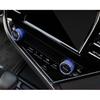 For Toyota Camry 2018- Air Condition Knob Button Ring Cover Blue Decor