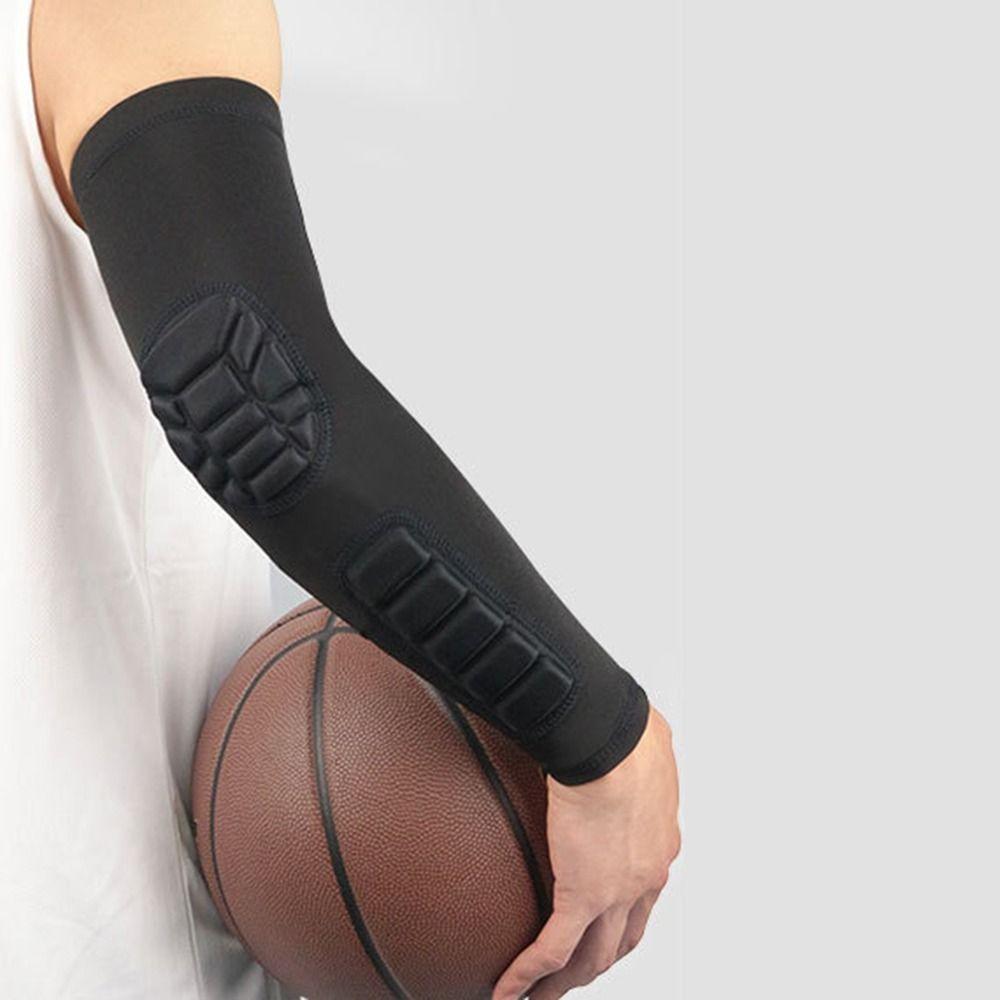 Anti-slip Padded Elbow Forearm Sleeves Anti-Collision Compression Protection Support Honeycomb Elbow Guard Ergonomics Soft