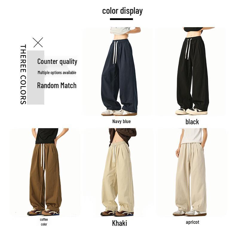 CHOCOOLATEit Men's Pure Cotton Loose Straight Cargo Pants