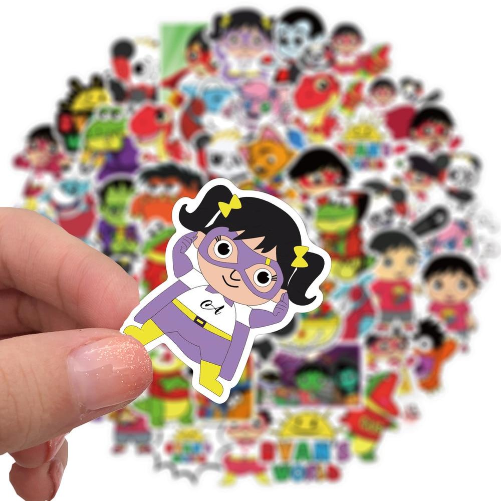 Buy 10pcs Ryan'S World Graffiti Stickers For Skateboard Box