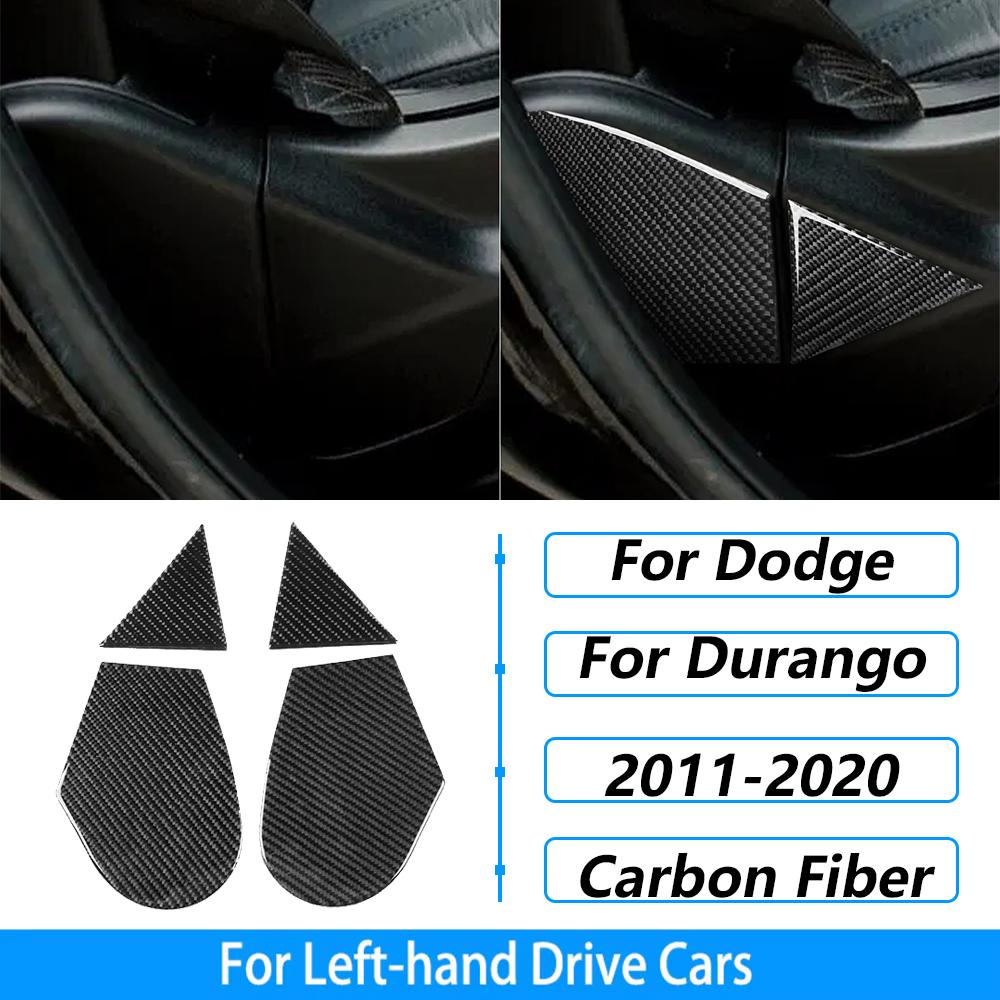 For Dodge Durango 2011-2020 Carbon Fiber Center Console Gear Shift Air Outlet AC CD Window Lift Trim Set Car Accessories Sticker