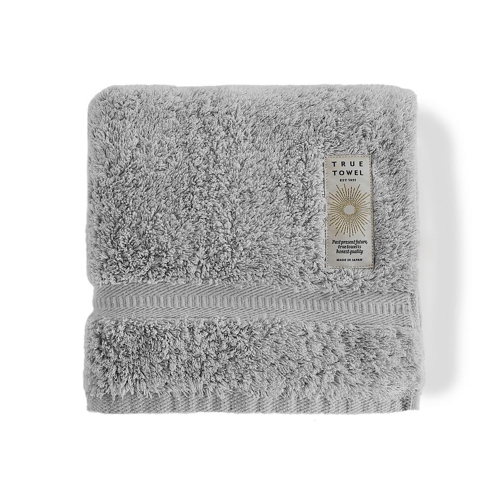 TRUE TOWEL Classic HOTEL Grand Face Towel Luxury Imabari Towel (Gray)
