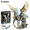 New-Off-The-Shelf Superior-Grade Technical-Designal Mechanical High-Standard Unicorn Pegasus Superior-Grade Building-Set Assembly-Bricks