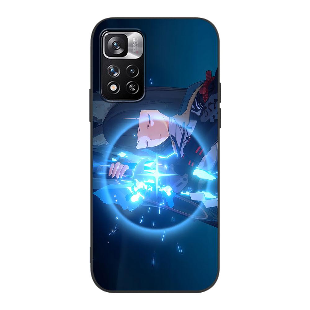 Anime Zenless Zone Zero Hülle für Xiaomi Redmi 10A 10C 9C 12C 9A 9i 10 12 9 Prime 9T K40 Pro Schwarze Weiche TPU Handyhülle