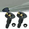 2PCS Dual Holes Adjustable Car Windshield Washer Nozzles Wiper Water Spray-Jet