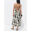 Summer New Product Women's Clothes Seaside Vacation Style Fashion Dignified Hollow Design Print Dress 3476595