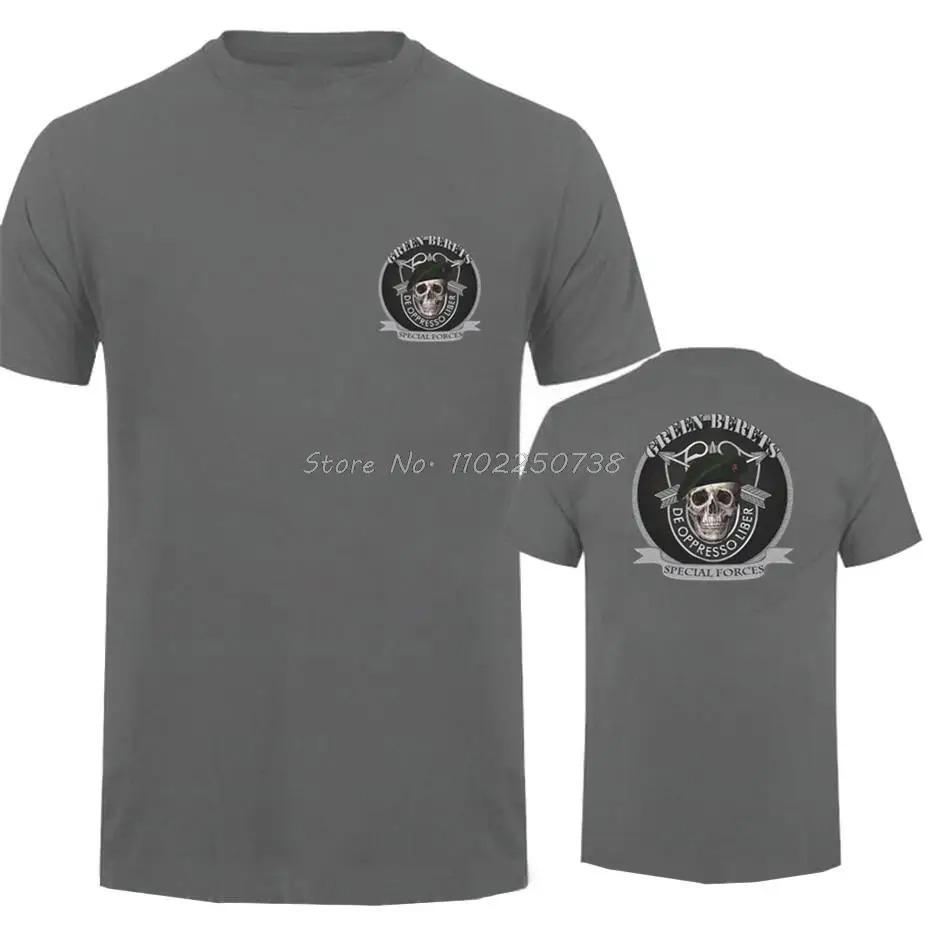 

Футболка US Army Green Beret Special Forces Gear Літня Бавовняна з Круглим Вирізом та Коротким Рукавом Чоловіча Футболка Новий Оверсайз Стрітвір L