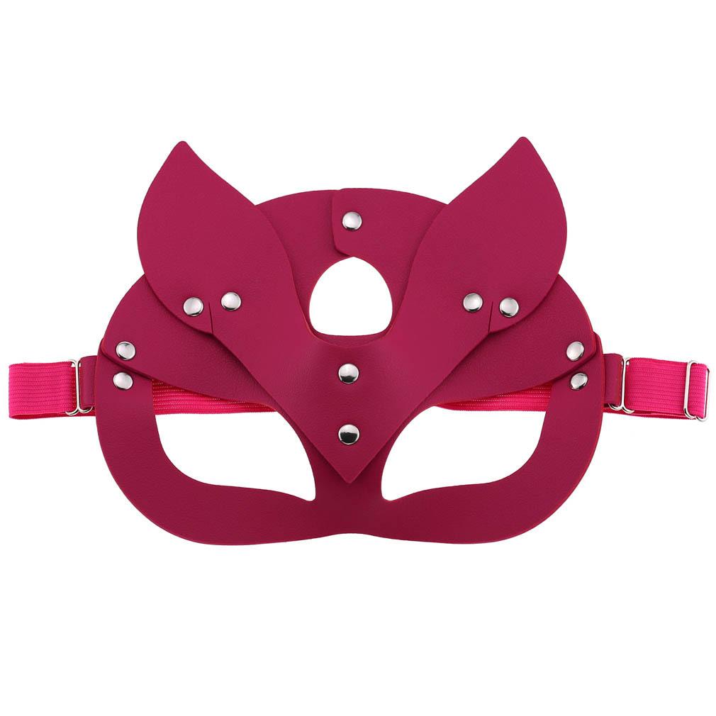 Sexy Lingerie Hot Half Face Fox Mask Erotic Fetish Spanking BDSM Bondage Flogger Adult Babydoll Games Whip Sex Toys for