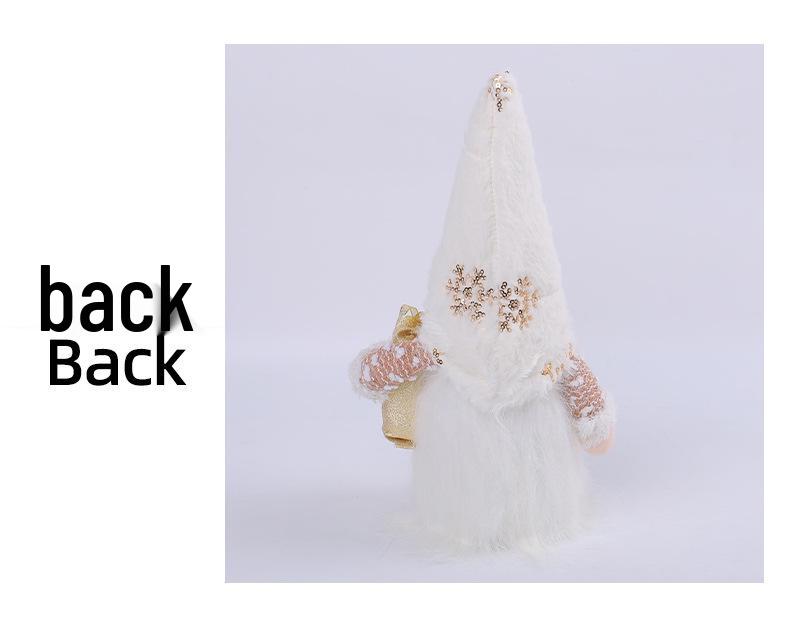 2025 Jul Paljett-Plysch Ansiktslös Rådjursfigur med Ljus