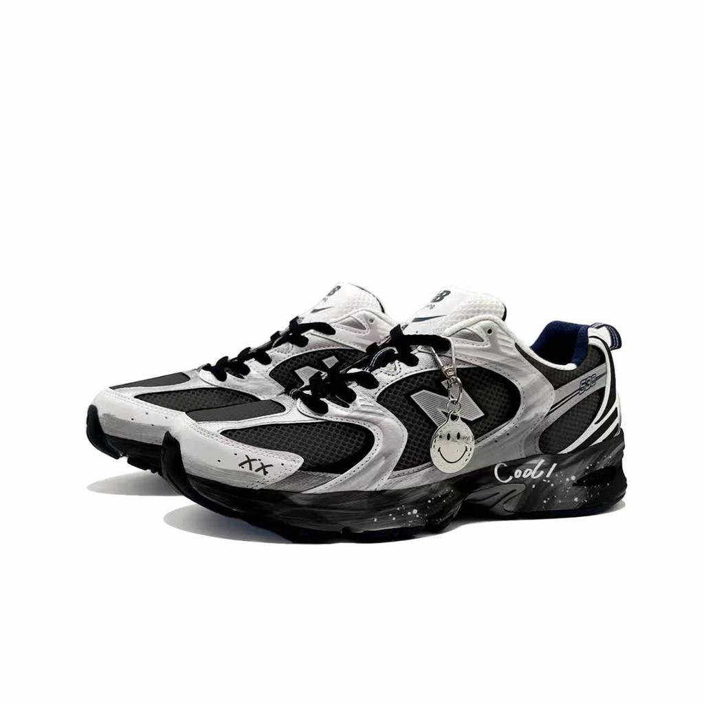 New Balance NB 530 Mesh, Synthetic Leather Cushioning Abrasion Resistant Breathable Low top Running Shoes Unisex MR530SG(Team603-)
