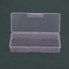 Plastic Transparent Nail Supplies Tools Storage Box Push Grinding Blocks Organizer Medicine Container 19x7.5x3.9 cm