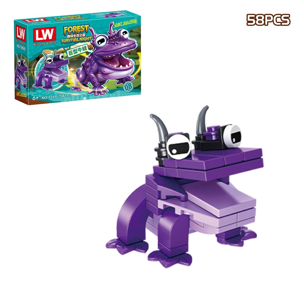 Neue 99 Nächte im Wald Bausteinspielzeug Montagemodell 99 Nächte im Wald Kollektion Steine für Kinder Fans Geschenke