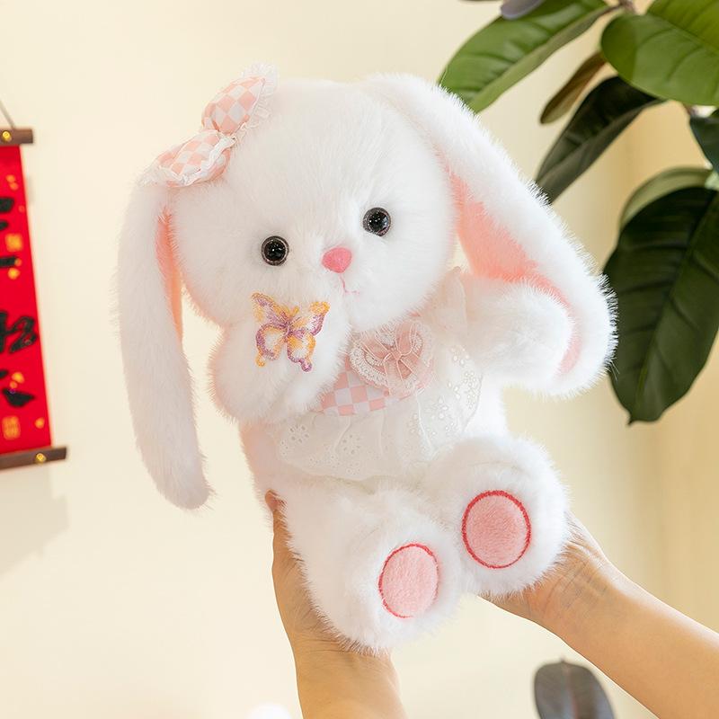 Toy Bunny Plush Cute Cartoon Butterfly Girl Children Birthday Holiday Doll Gift