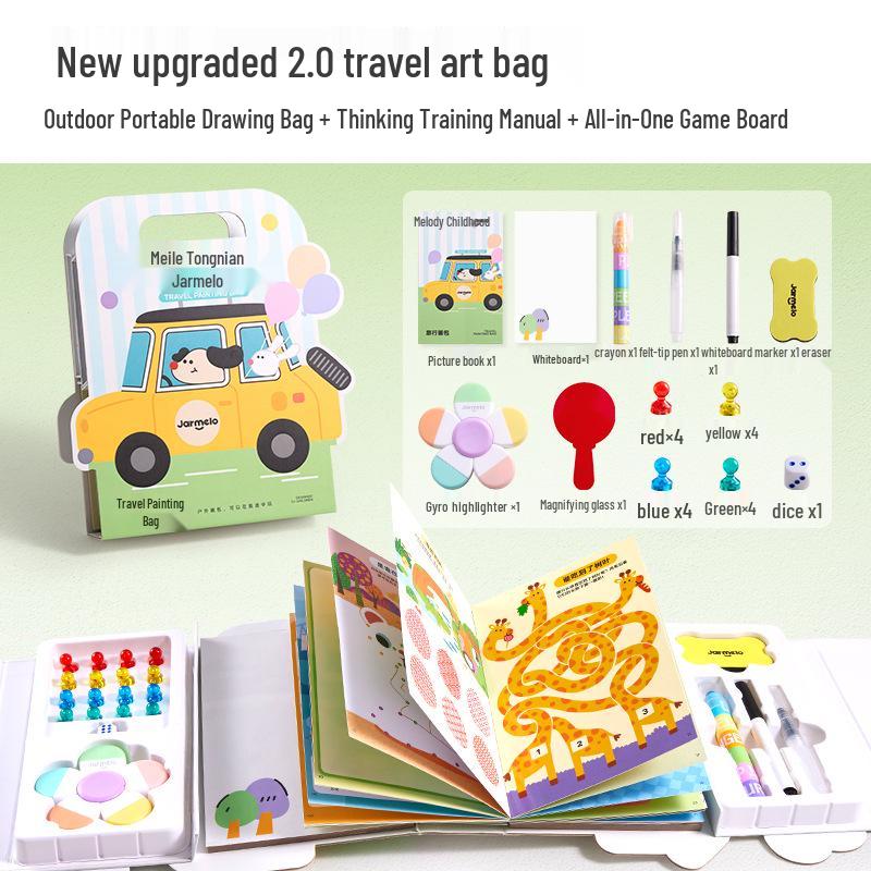 Meile Travel Drawing Bag: Educational Watercolor Game for Kids - Outdoor Parent-Child Activity