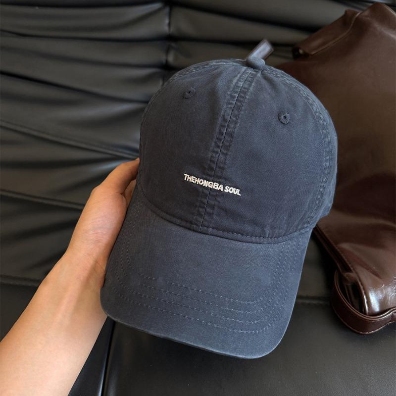 New letter embroidered baseball cap women's summer fashion couple's versatile daily simple cap
