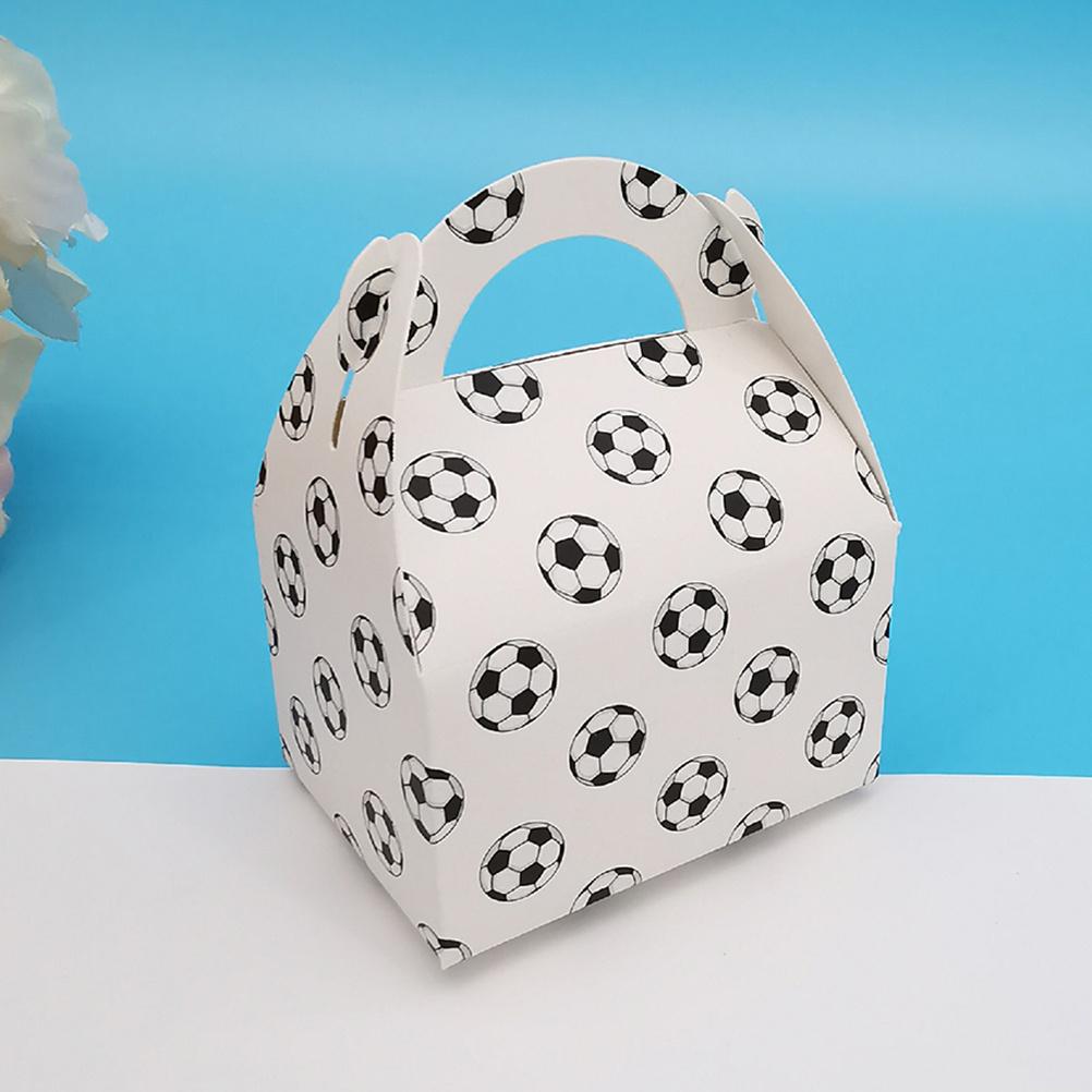 50 Stück Fußball Süßigkeitenbox Fußball Party Leckerli-Boxen Geburtstag Geschenk Süßigkeitenboxen Für Hochzeit Feiertag Süßigkeiten Geschenkkörbe Dekoration
