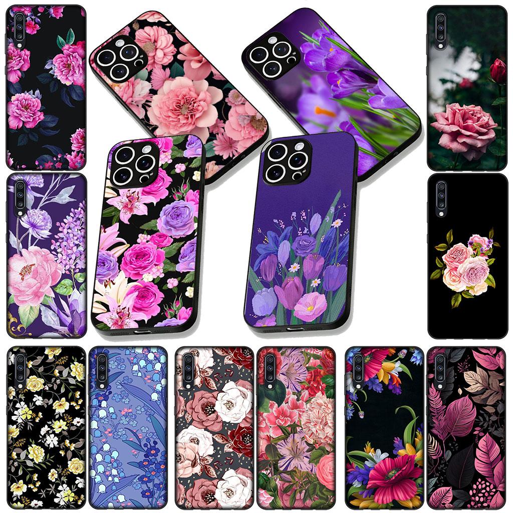Soft Cover for Xiaomi Poco C75 C65 C71 C85 X7 X6 M6 M7 F7 F8 Ultra F6 Pro Coque Phone Case Rose Flower Pink