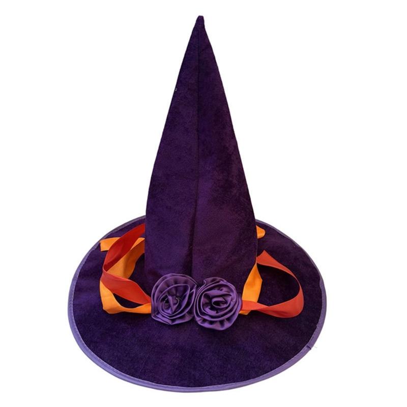 Lightweight Pointed Witch Hat With Stylish Design Halloween Costumes Accessories Comfortable Clothing Accessory