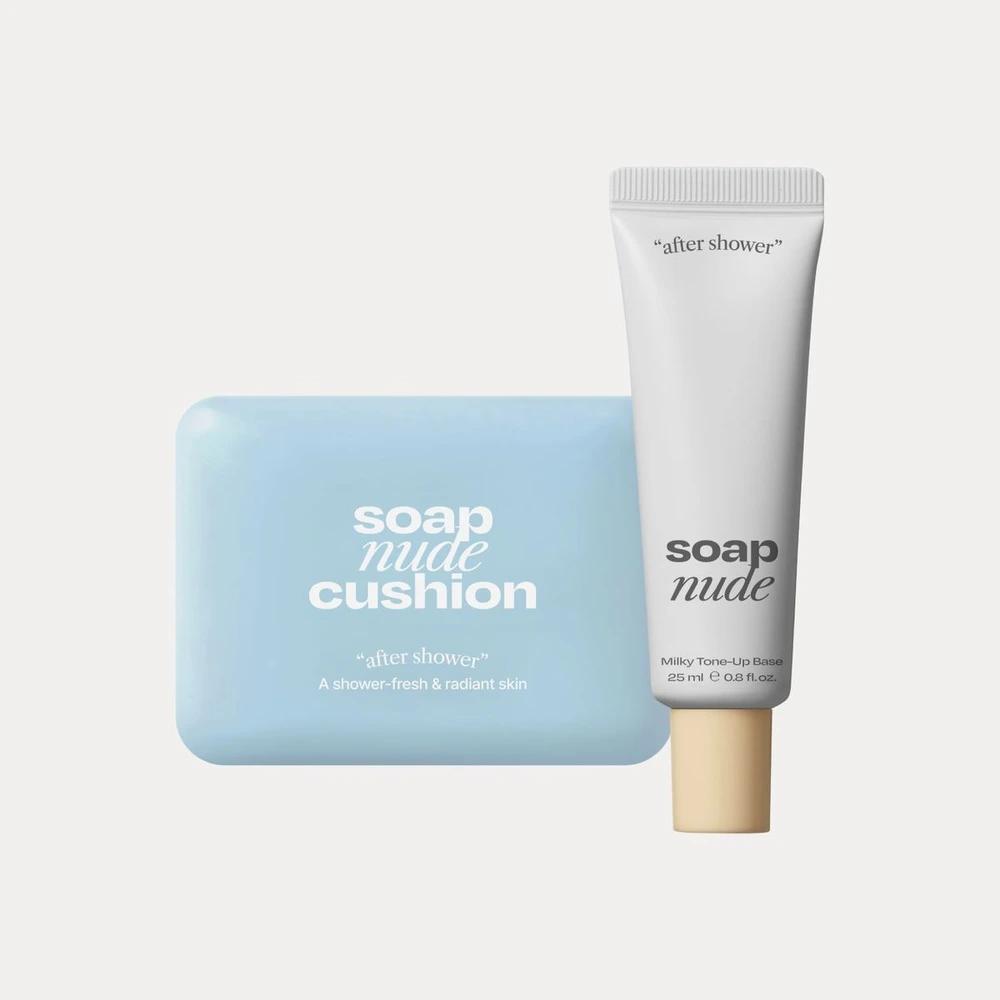 Soap Nude Cushion & Milky Tone-Up Base SET 01 Ivory Soap