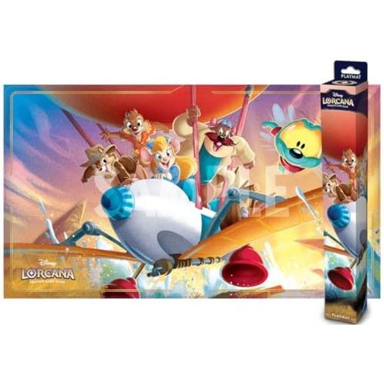 Ravensburger Disney Lorcana TCG Playmat Rescue Ranger Away Card Protection Versatile Game Desk Mouse Pad Durable Non-Slip Surface Suitable Ages 8 Up.